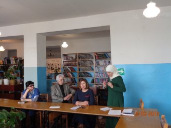 Встреча в районной библиотеке, юбилей В.Белалова. 30.03.2019.
